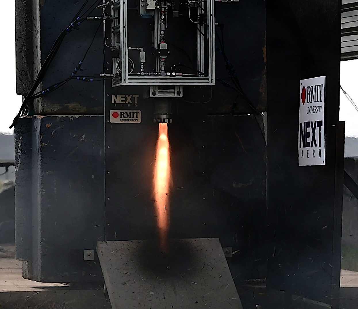 3D Printed Hybrid Rocket Engine Testing